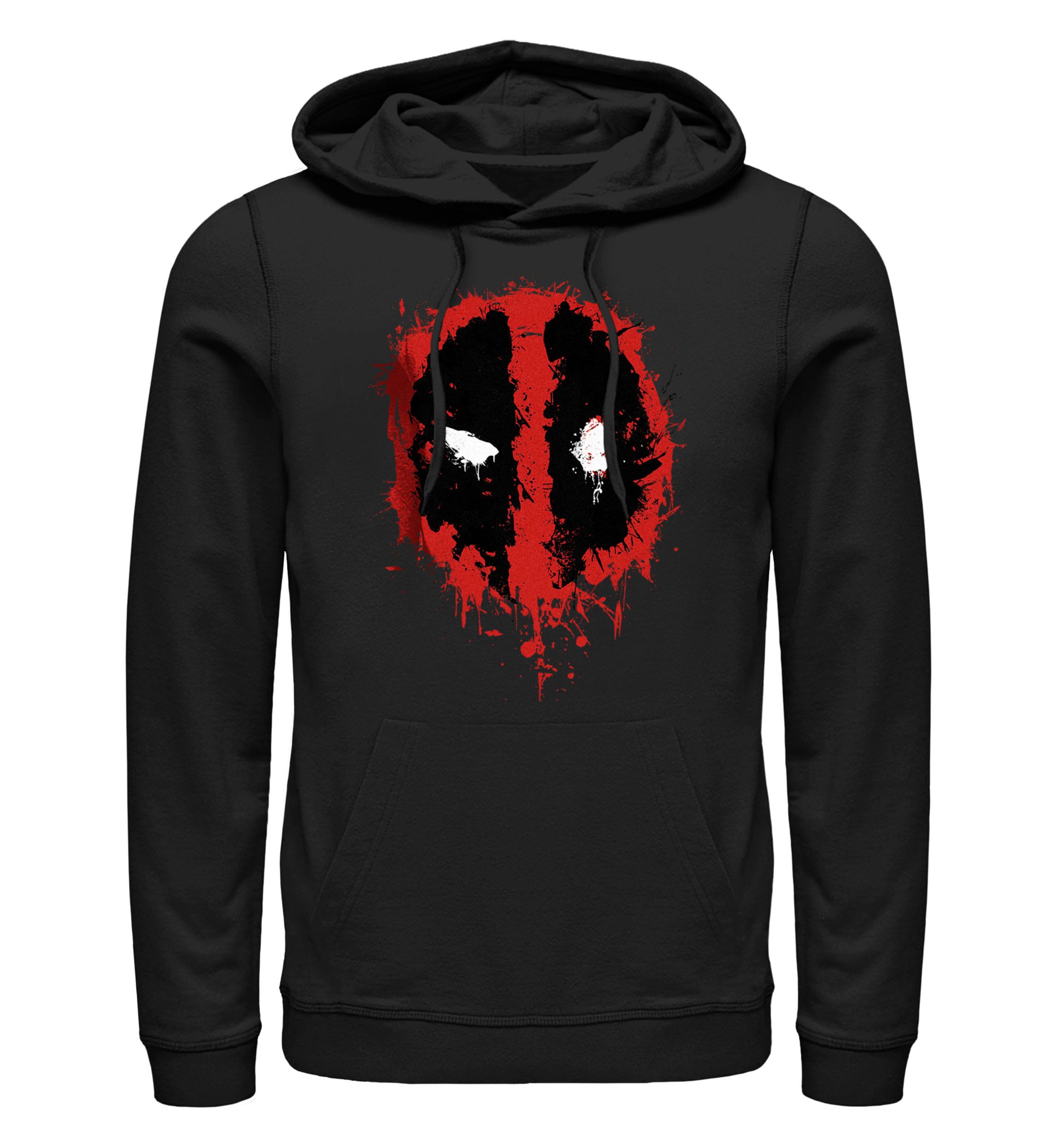 Deadpool Splatter Icon Graphic Fleece Hoodie