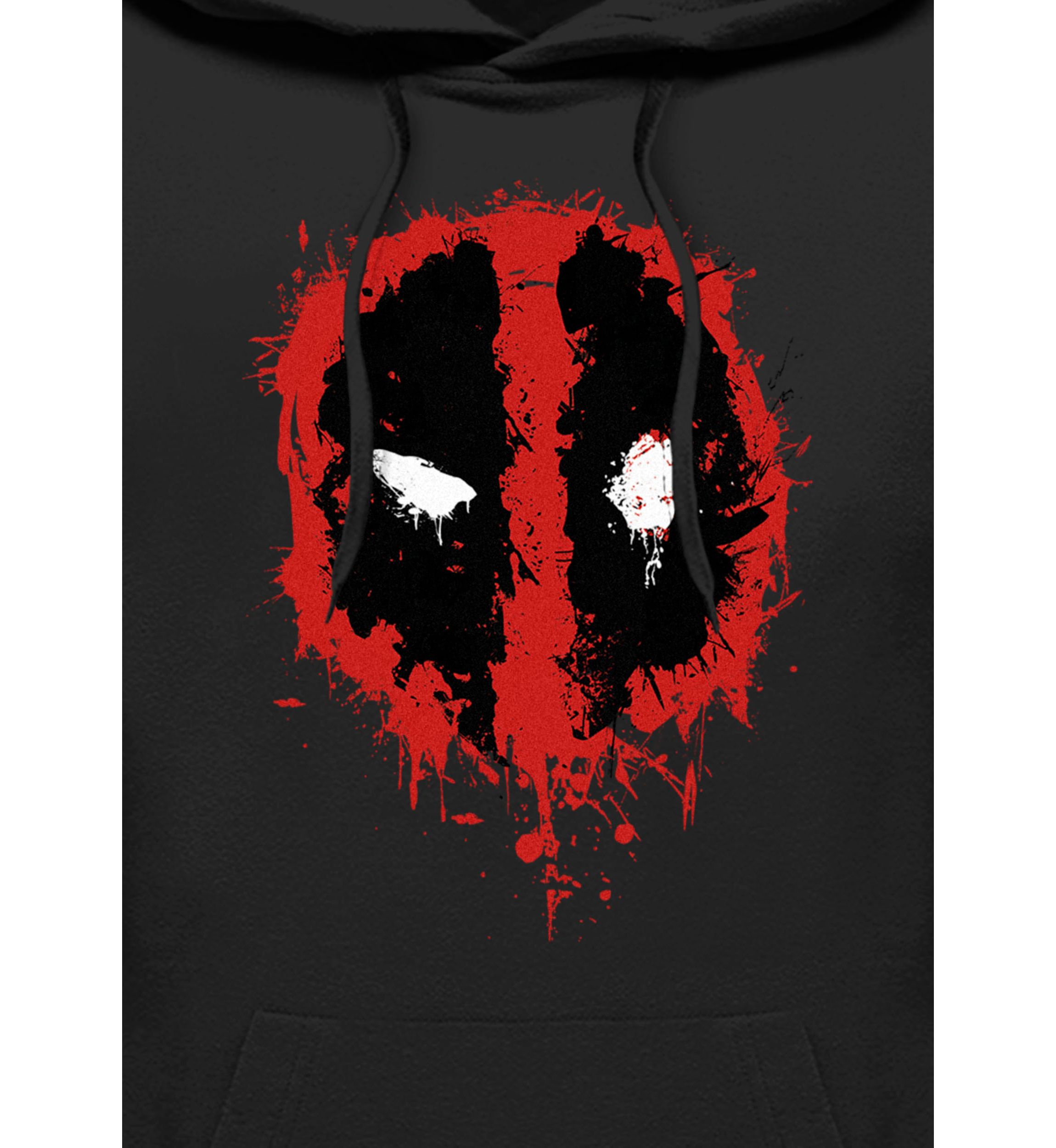 Deadpool Splatter Icon Graphic Fleece Hoodie