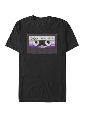 Marvel Men's Guardians Of The Galaxy Cosmic Mix Tape Short Sleeve Graphic T-Shirt