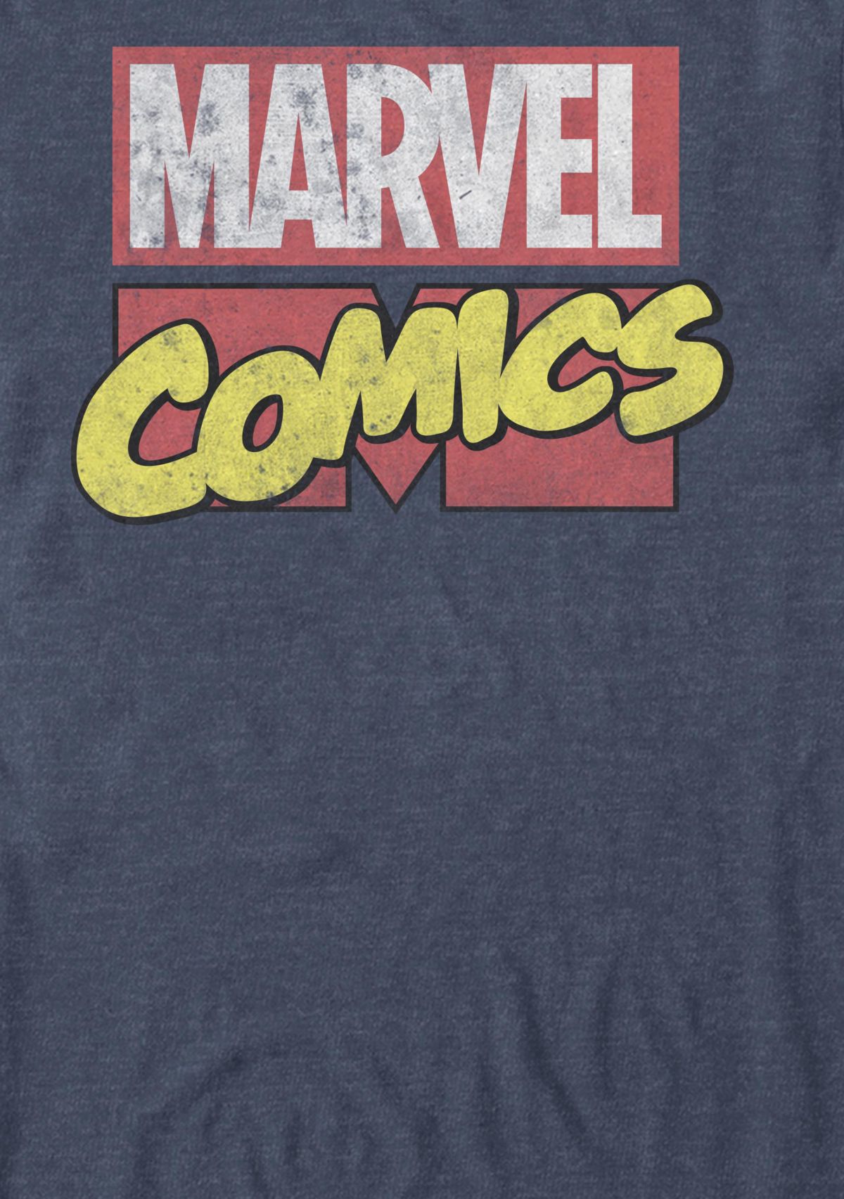 Classic Distressed Comic Logo Short Sleeve Graphic T-Shirt