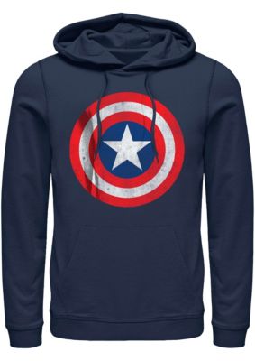 Marvel Men's Captain Classic Graphic Fleece Hoodie
