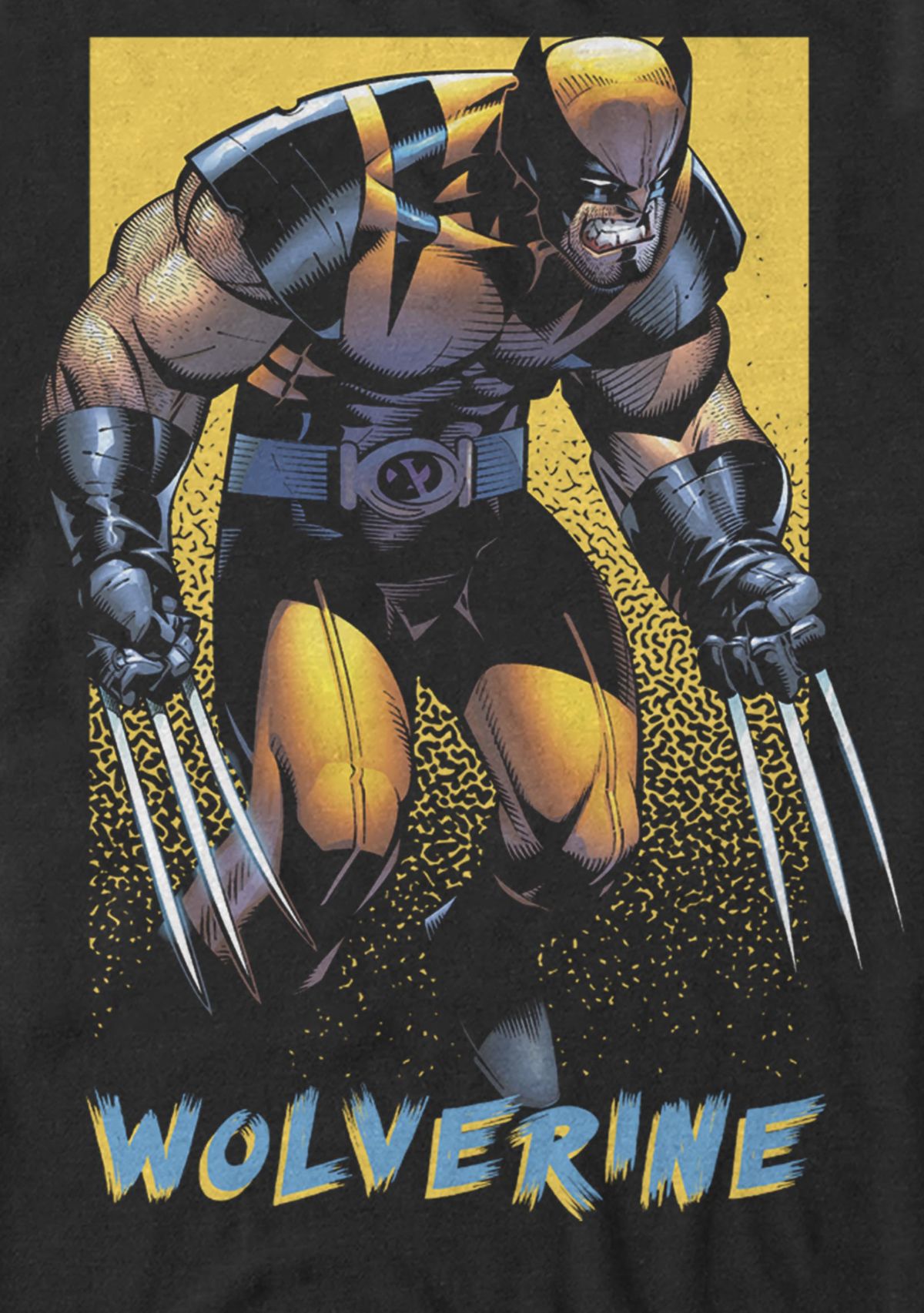 X Men Wolverine Comic Portrait Poster Short Sleeve Graphic T-Shirt