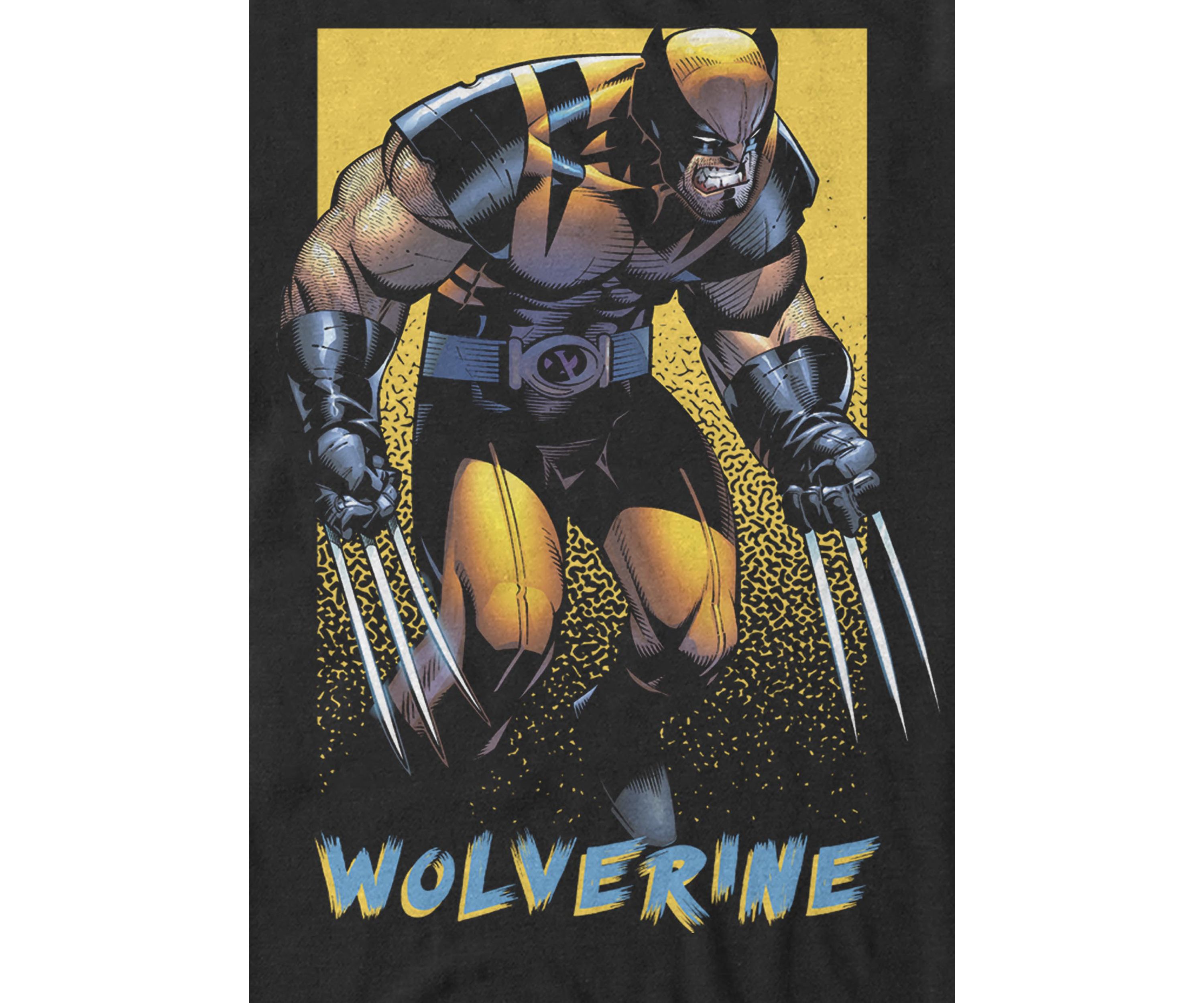X Men Wolverine Comic Portrait Poster Short Sleeve Graphic T-Shirt