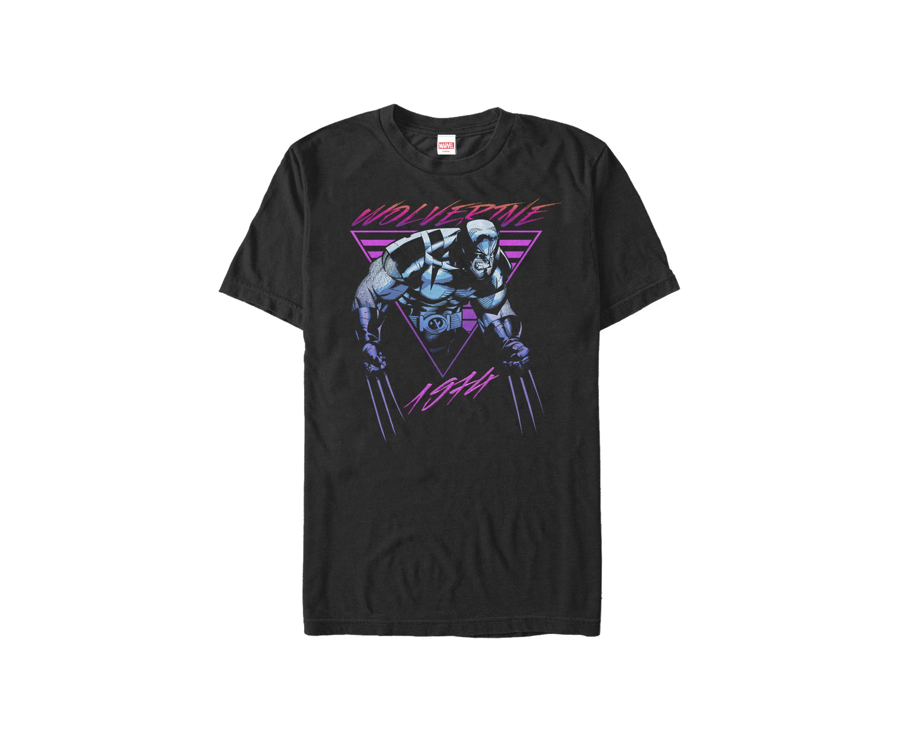 Vintage Neon X Men Wolverine Short Sleeve Graphic T-Shirt