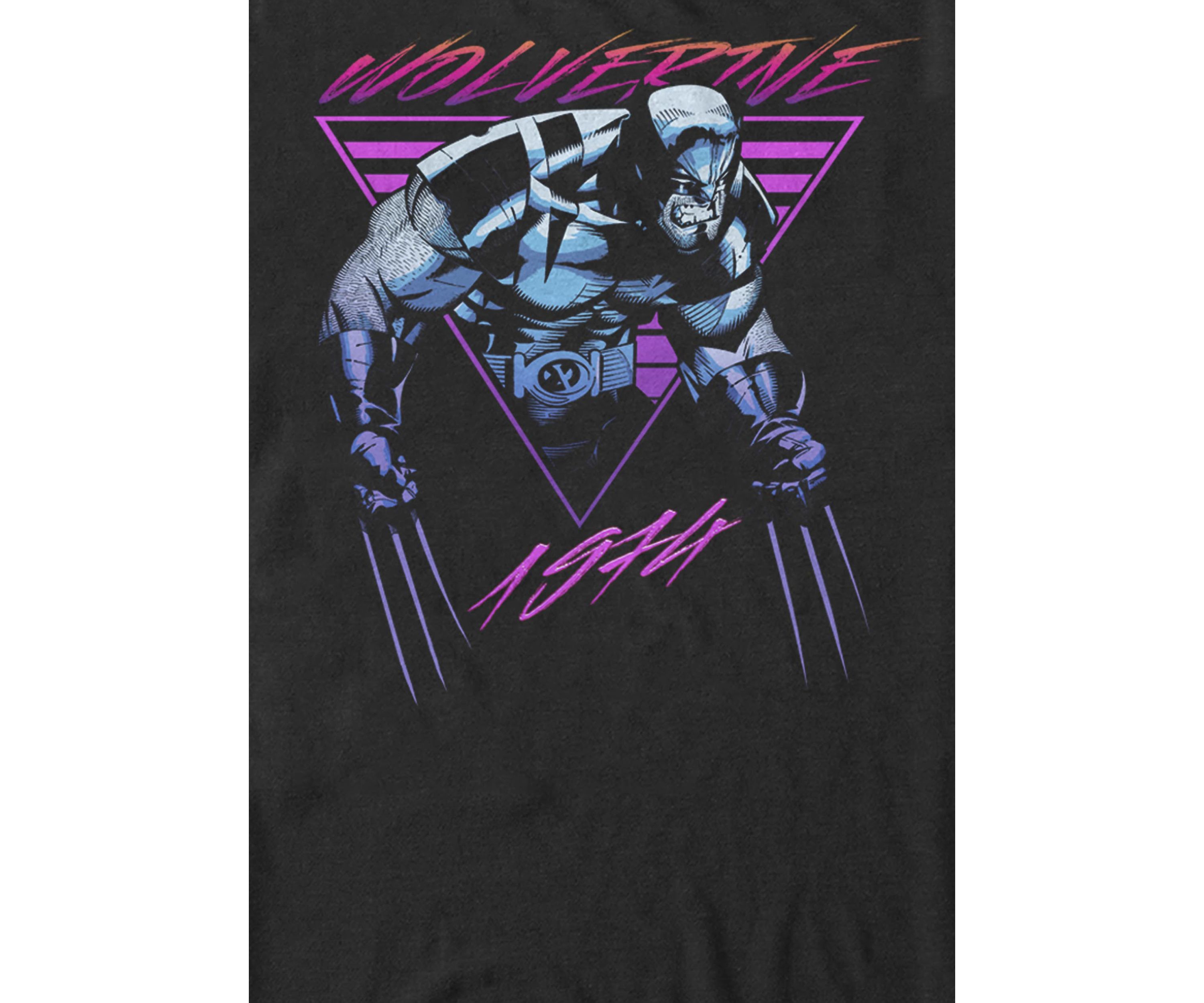 Vintage Neon X Men Wolverine Short Sleeve Graphic T-Shirt