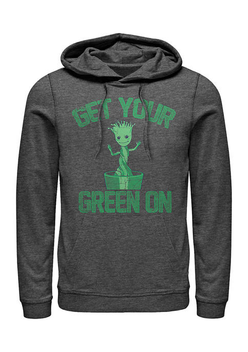 Marvel™ Marvel Groot Green Graphic Fleece Hoodie