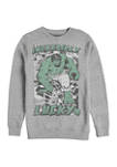 Marvel Incredibly Lucky Graphic Crew Fleece Sweatshirt