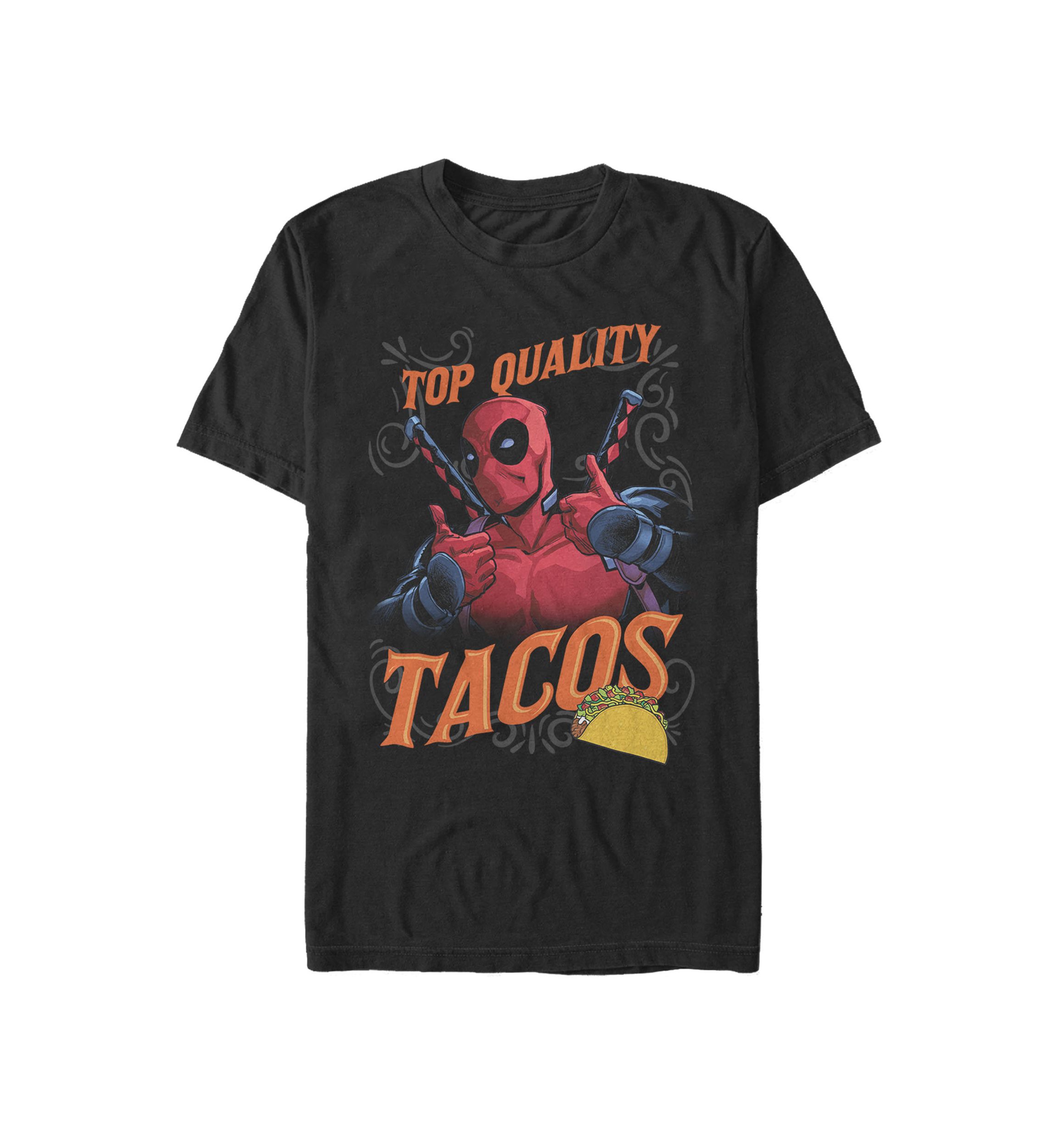 Deadpool Top Quality Tacos Short Sleeve T-Shirt