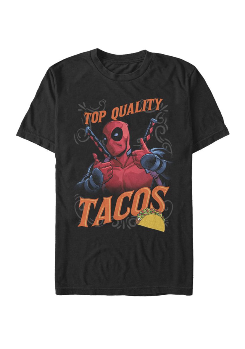 Deadpool Top Quality Tacos Short Sleeve T-Shirt