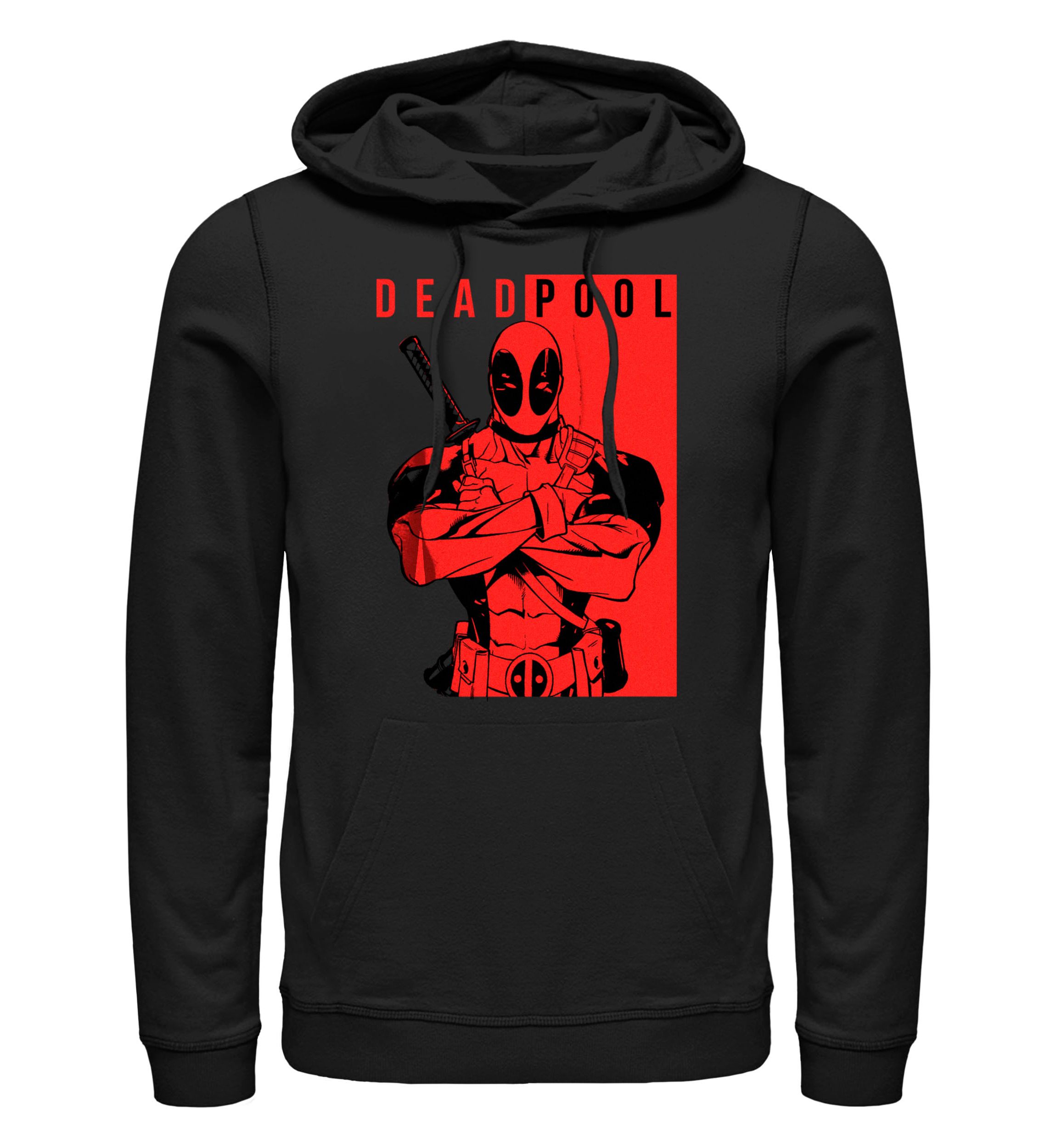 Deadpool Police Graphic Fleece Hoodie