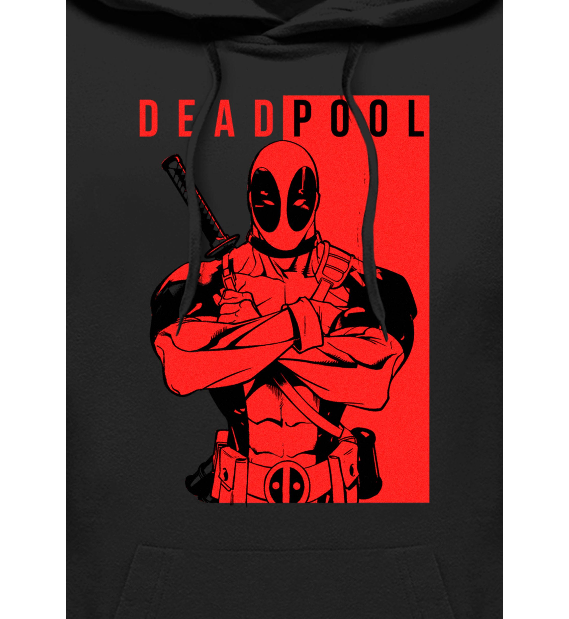 Deadpool Police Graphic Fleece Hoodie