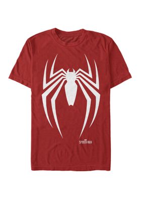 Marvel Men's Spider Man Gamerverse Logo Short Sleeve Graphic T-Shirt, Red, 2XL