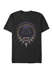 Black Panther Wakanda Forever Circle Short Sleeve T-Shirt