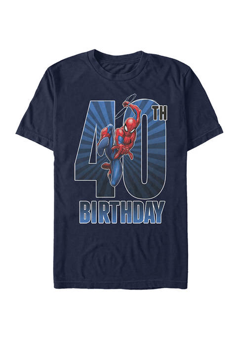Spider-Man 40th Bday Graphic Short Sleeve T-Shirt