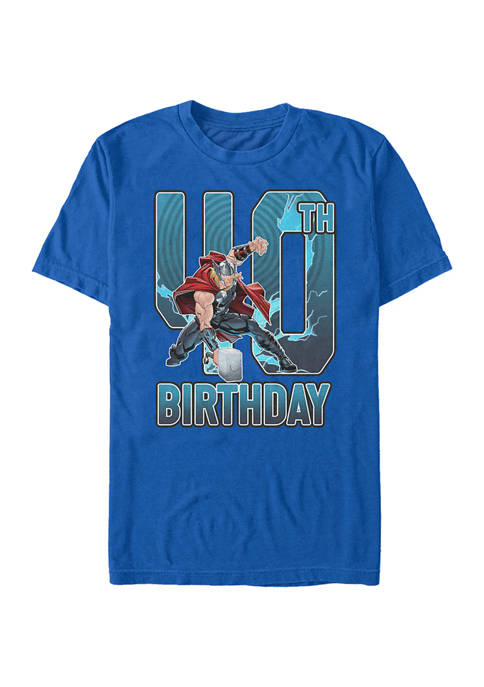 Marvel™ Thor 40th Bday Graphic Short Sleeve T-Shirt