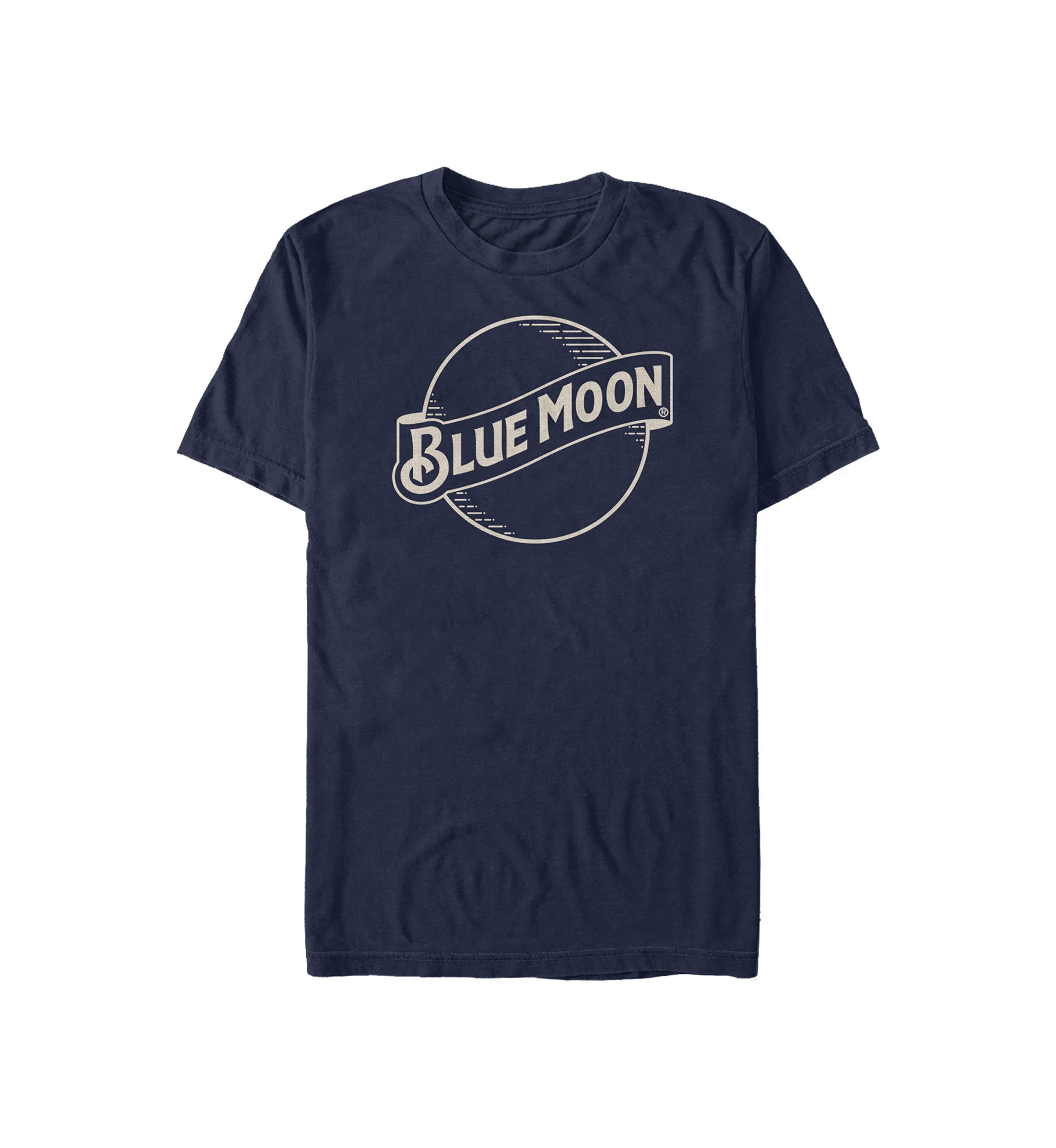 Miller Coors Brewing Company - Blue Moon Lines Graphic Short Sleeve T-Shirt