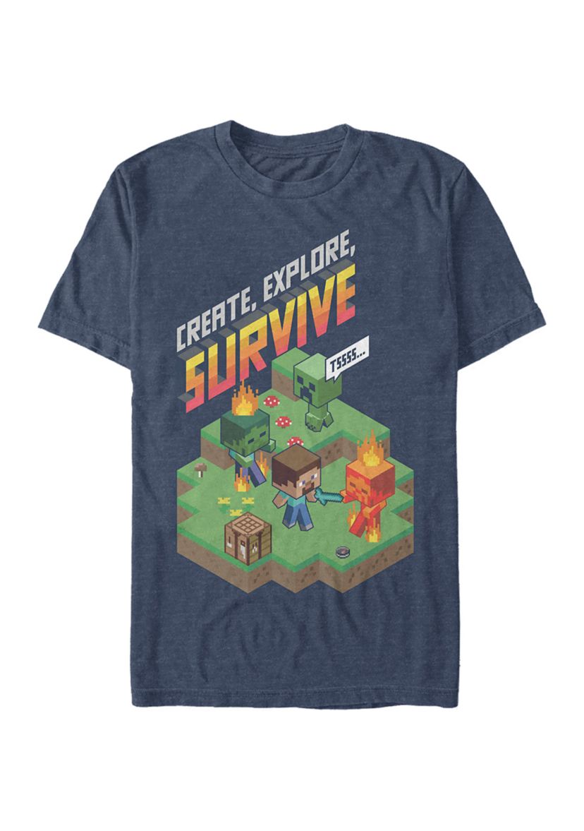 Create Explore Survive ISO Graphic T-Shirt