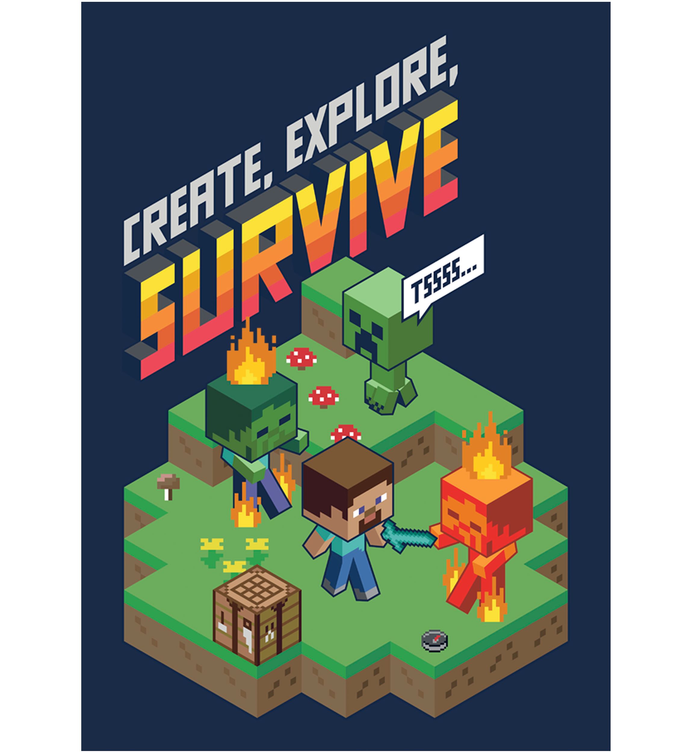 Create Explore Survive ISO Graphic T-Shirt