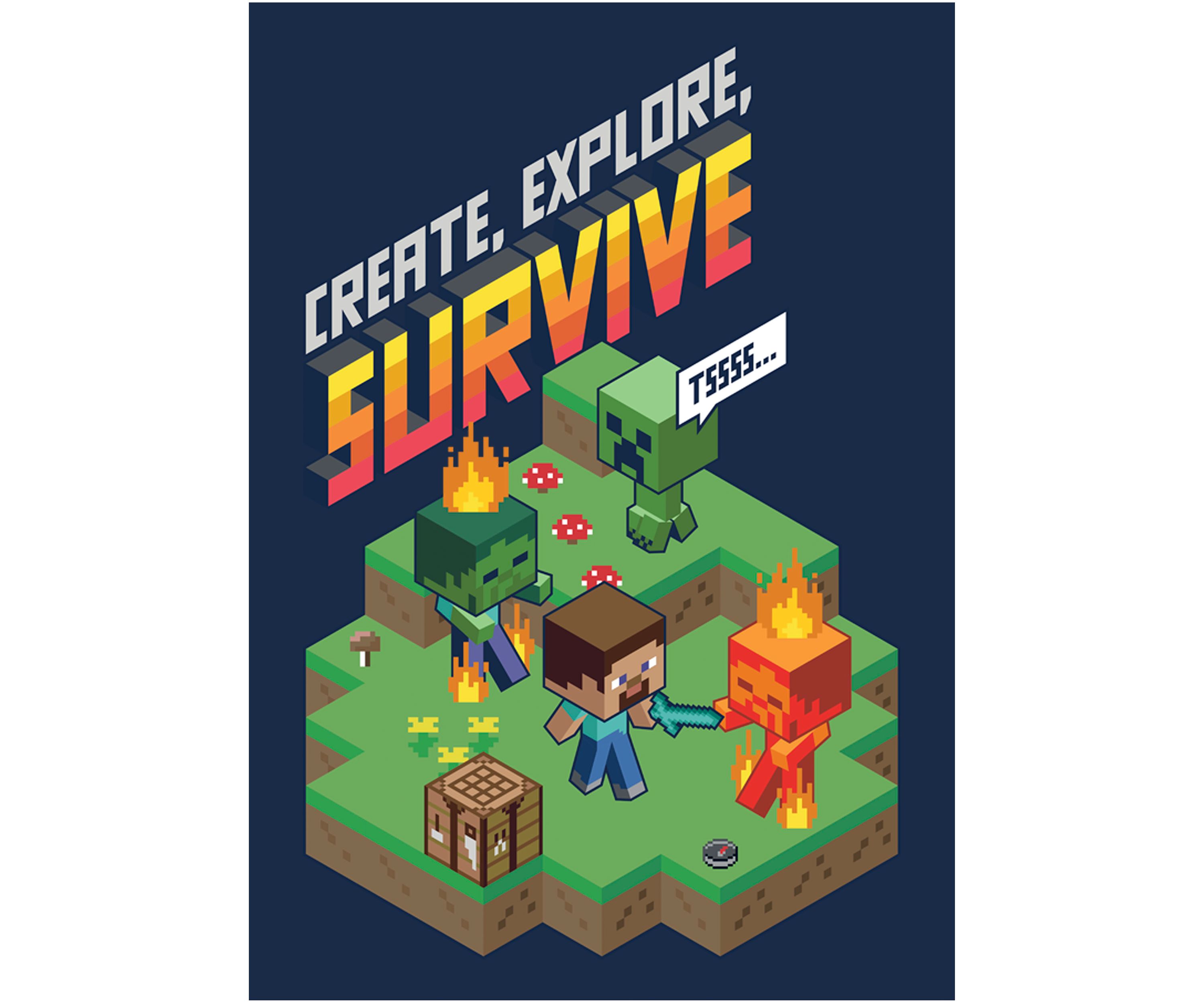 Create Explore Survive ISO Graphic T-Shirt