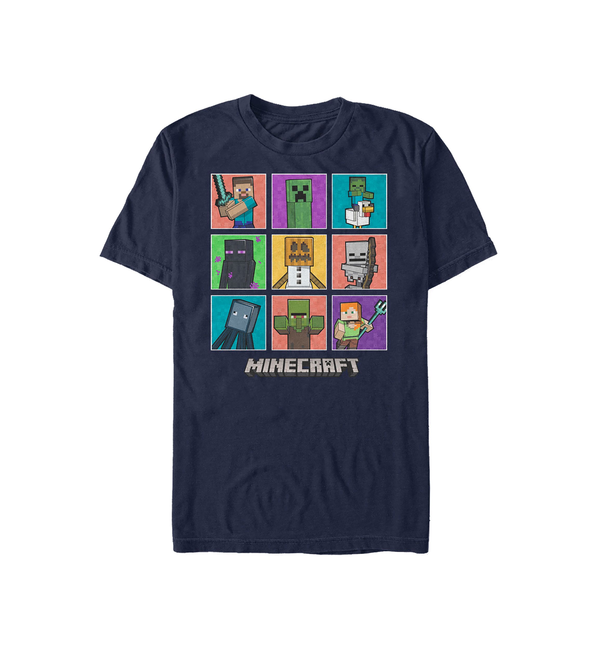  9 Character Boxup Graphic T-Shirt