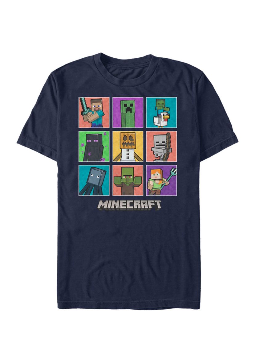  9 Character Boxup Graphic T-Shirt