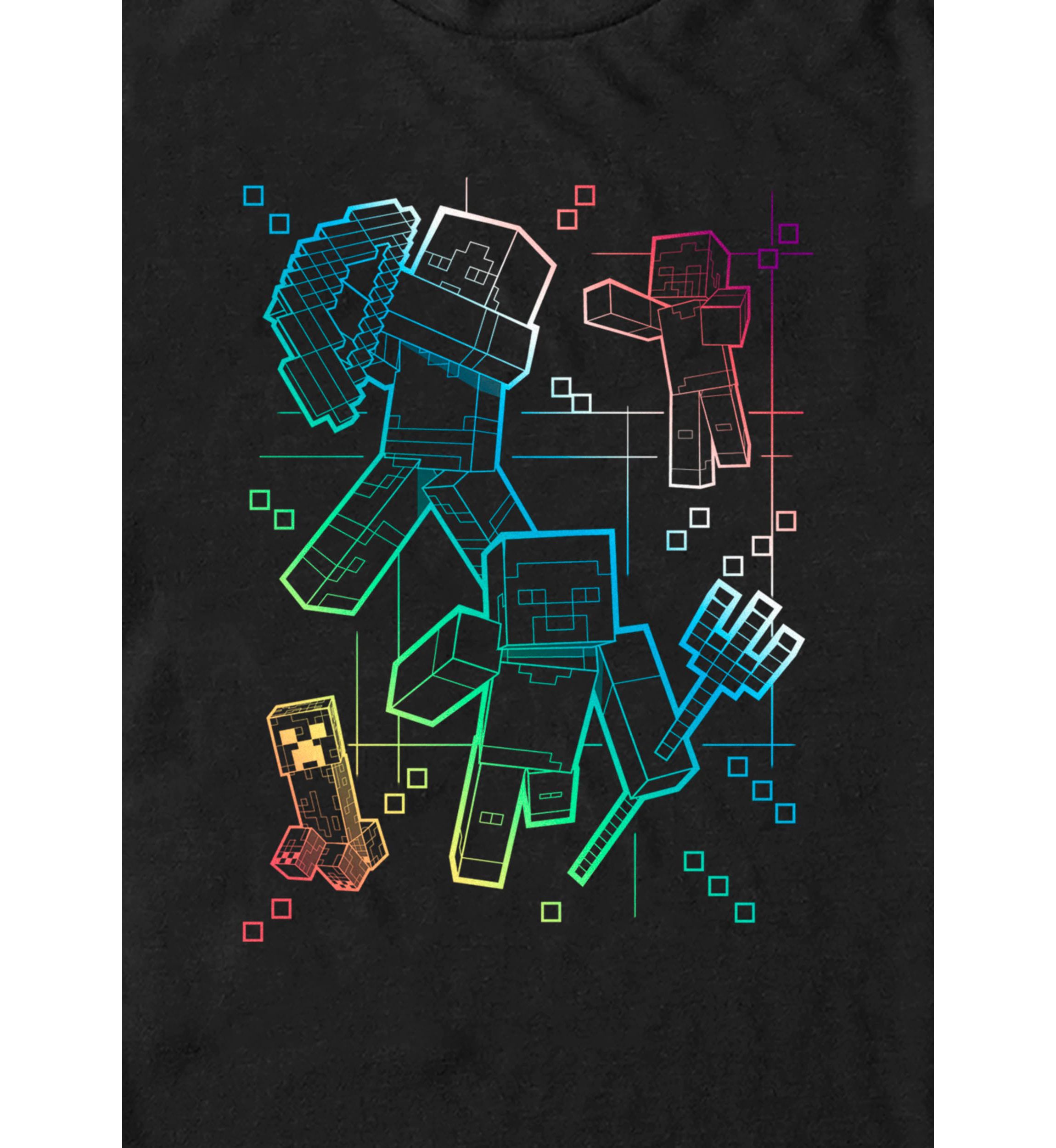 Gradient Lines Graphic T-Shirt