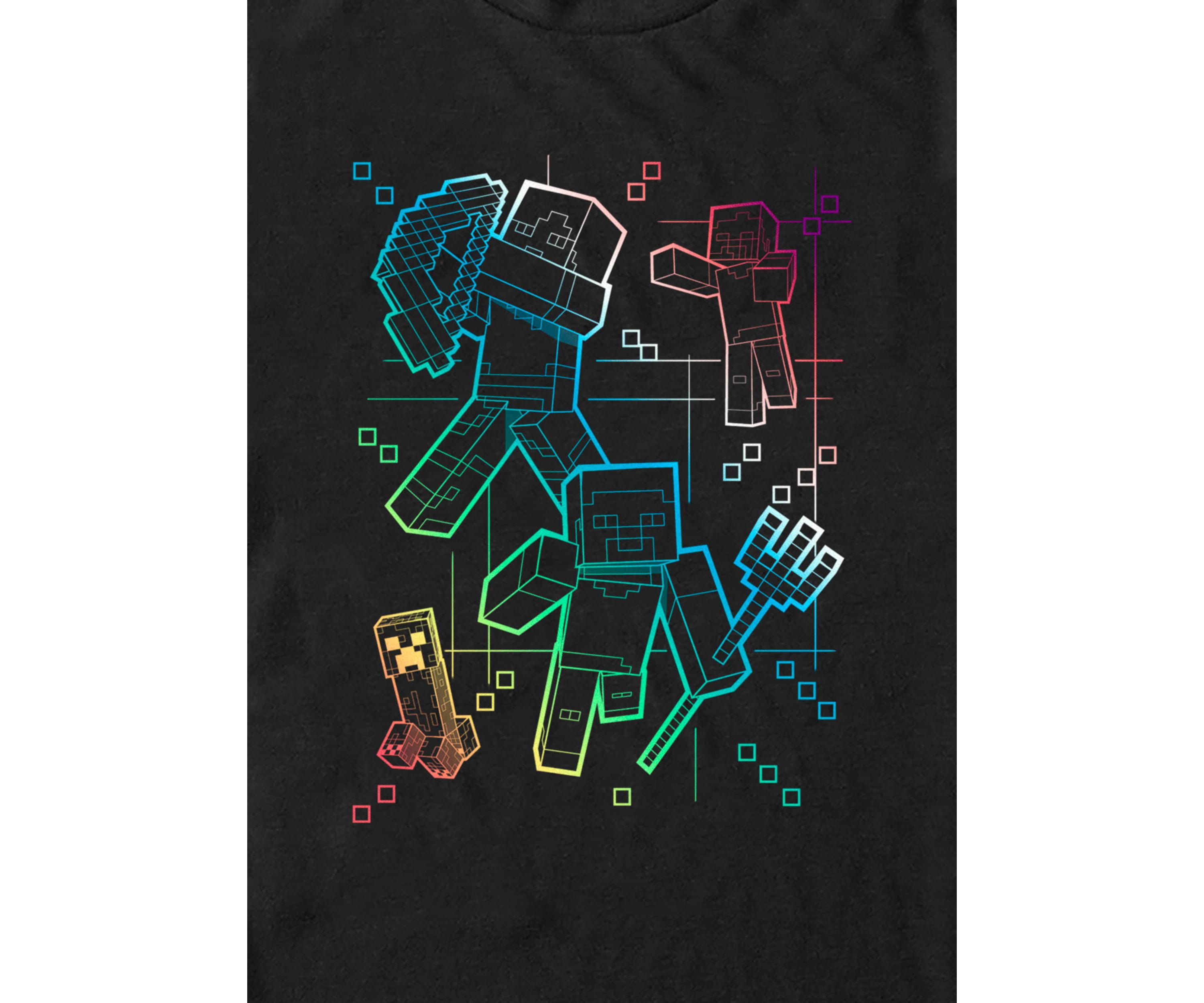 Gradient Lines Graphic T-Shirt