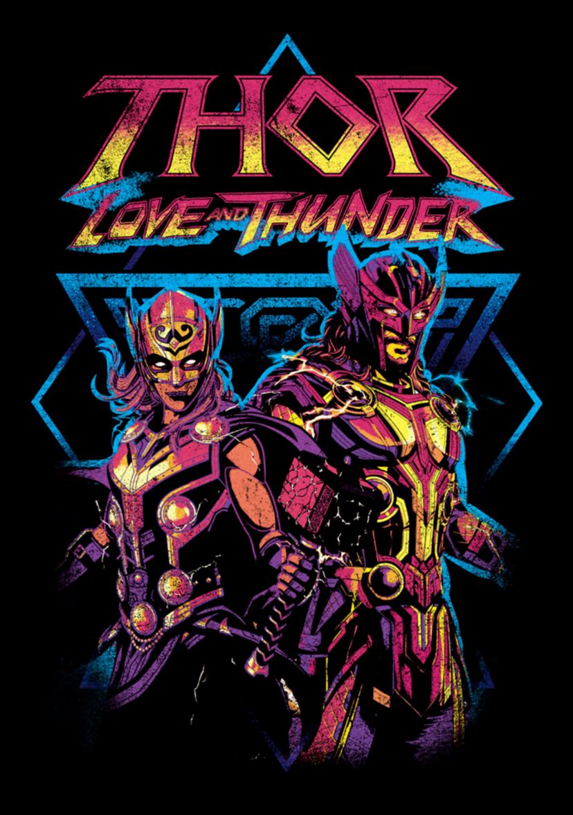 Grunge Thunder Graphic T-Shirt