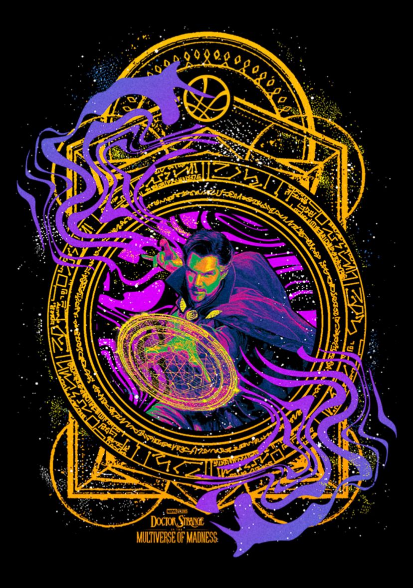 Neon Strange Graphic T-Shirt