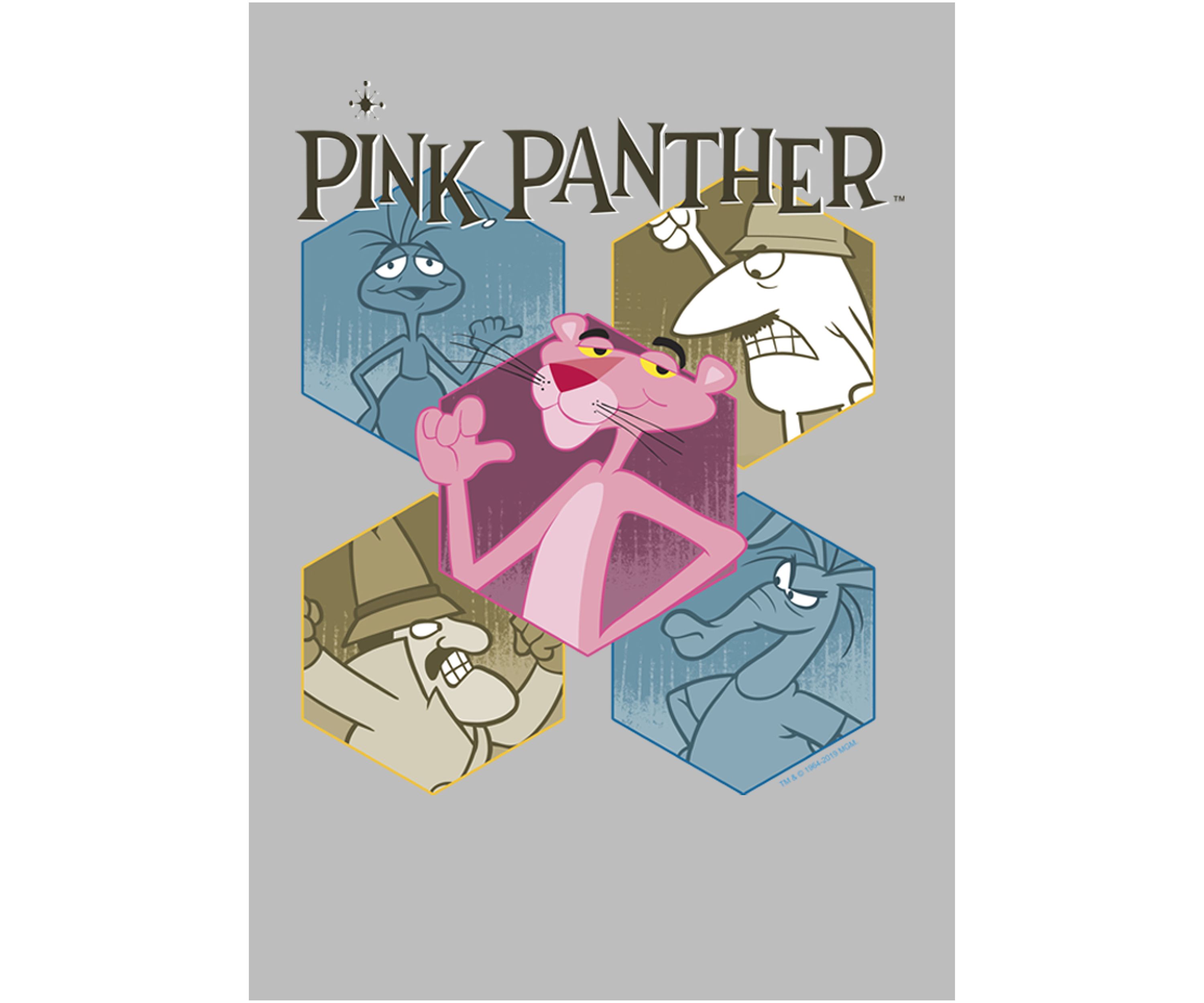 Panther Hexagon Group Shot Graphic T-Shirt