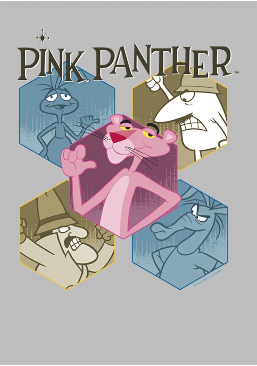 Panther Hexagon Group Shot Graphic T-Shirt