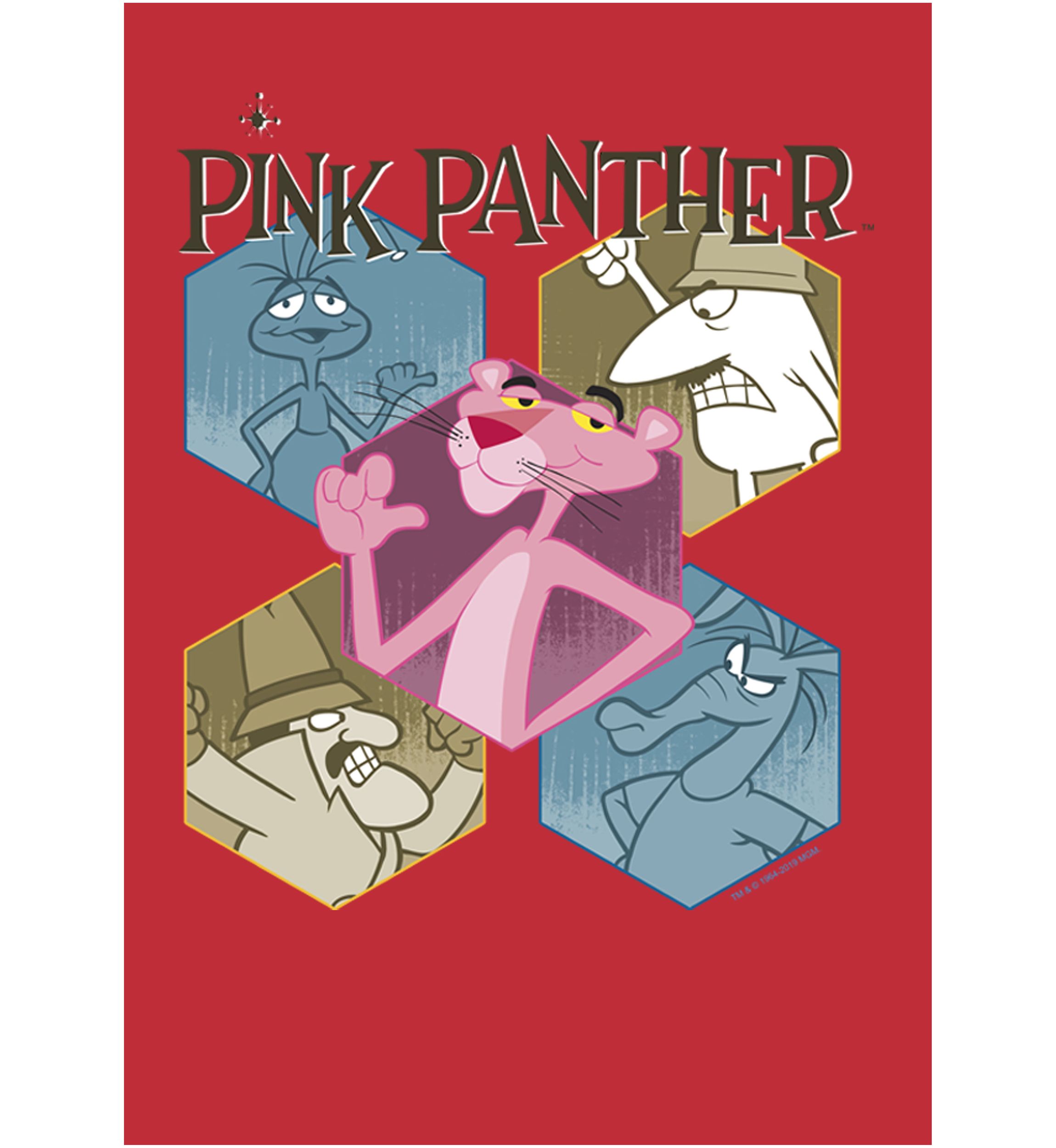 Panther Hexagon Group Shot Graphic T-Shirt