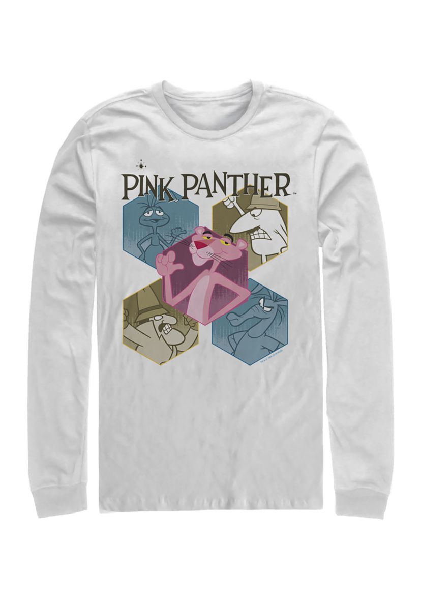 Panther Hexagon Group Shot Graphic Long Sleeve T-Shirt