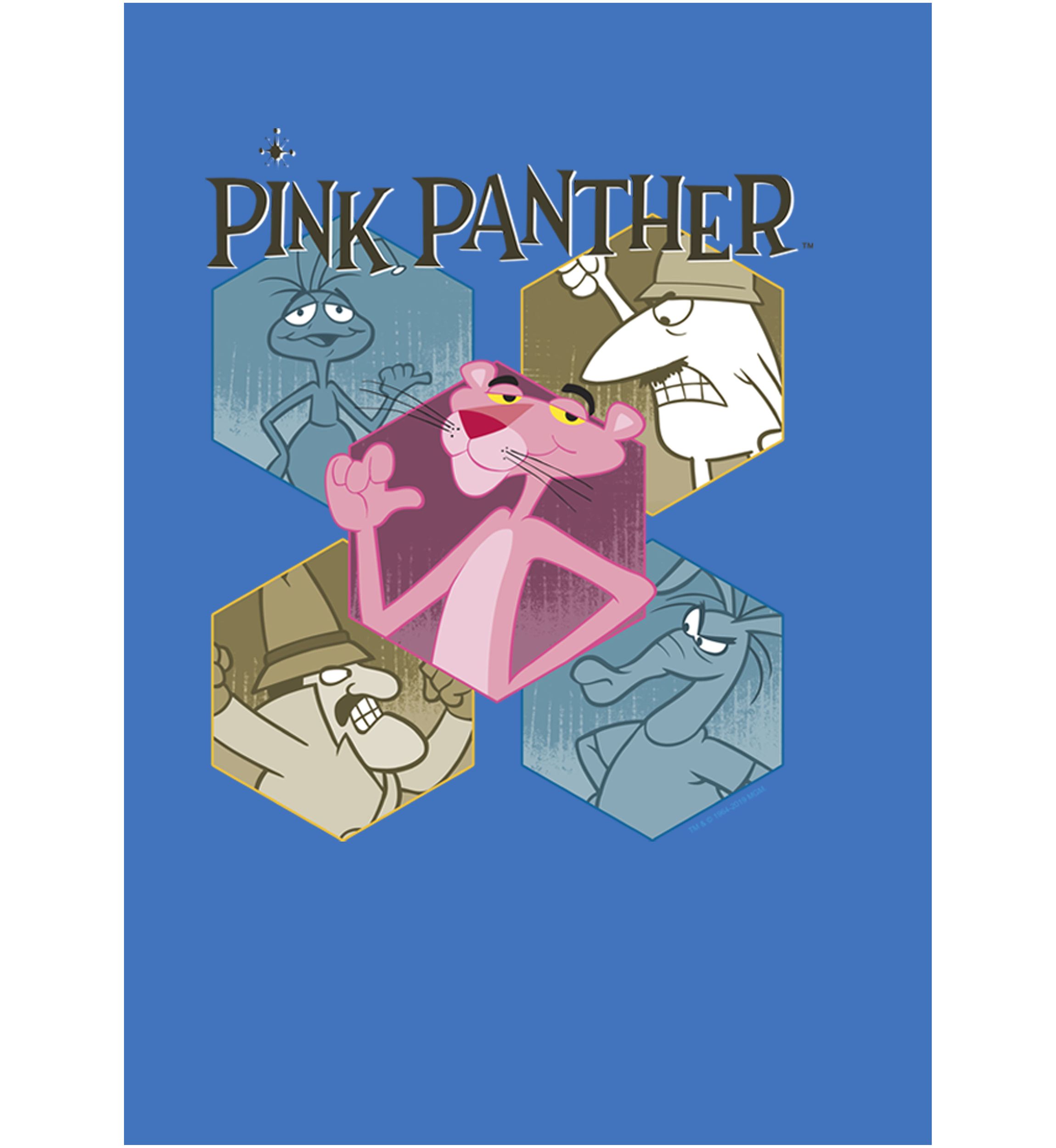 Panther Hexagon Group Shot Graphic Fleece Hoodie