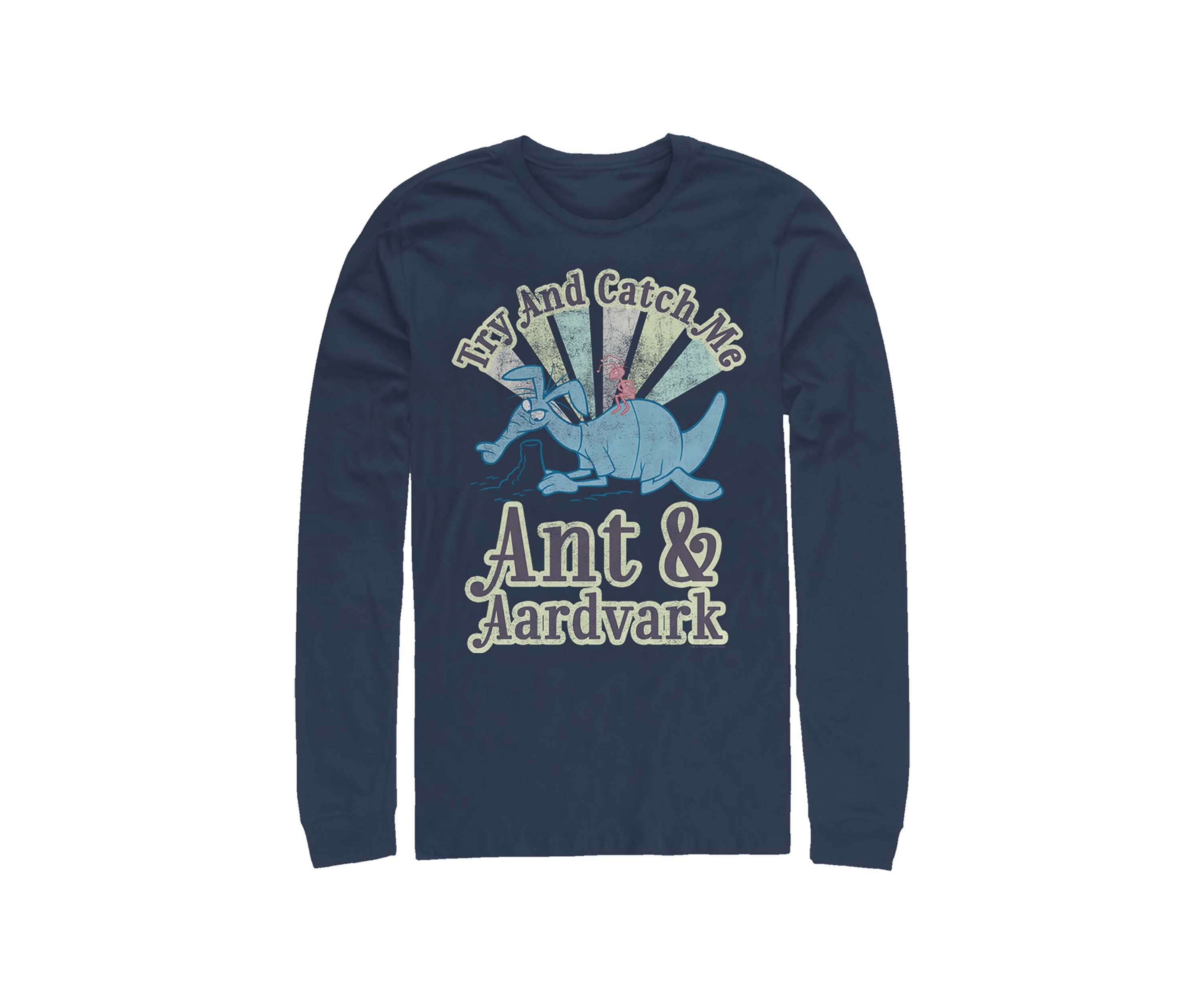 Ant and Aardvark Catch Me Graphic Long Sleeve T-Shirt