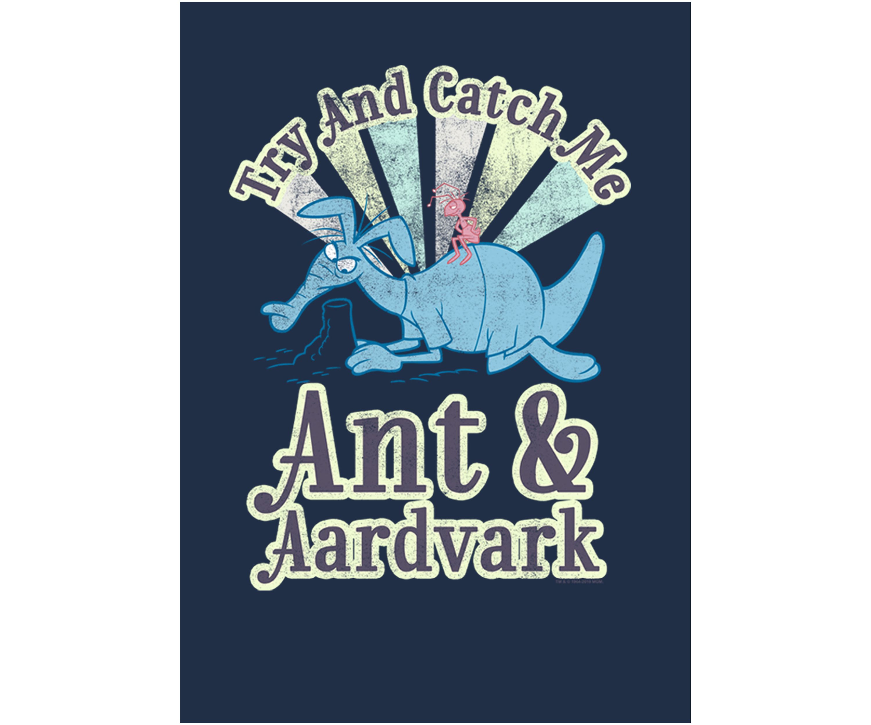 Ant and Aardvark Catch Me Graphic Long Sleeve T-Shirt