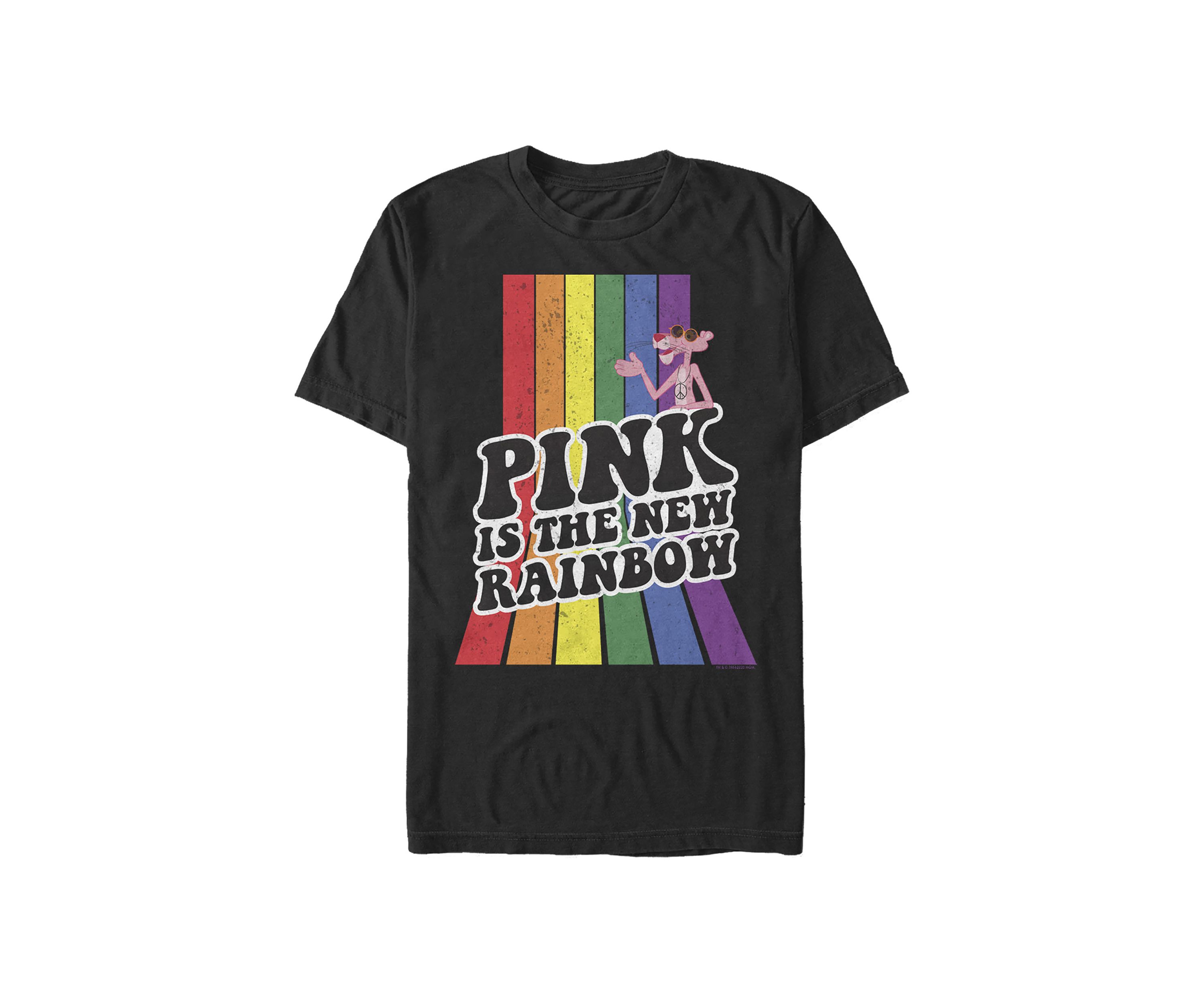 Pink Rainbow Graphic T-Shirt