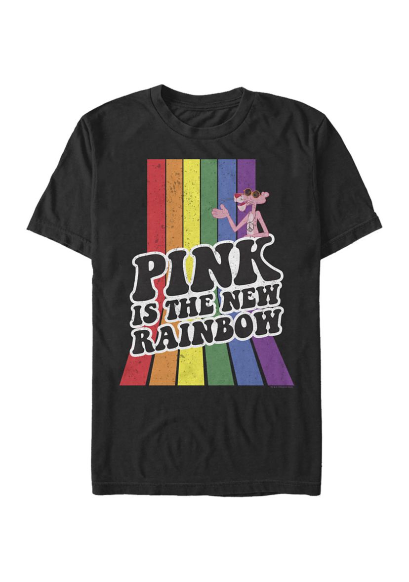 Pink Rainbow Graphic T-Shirt