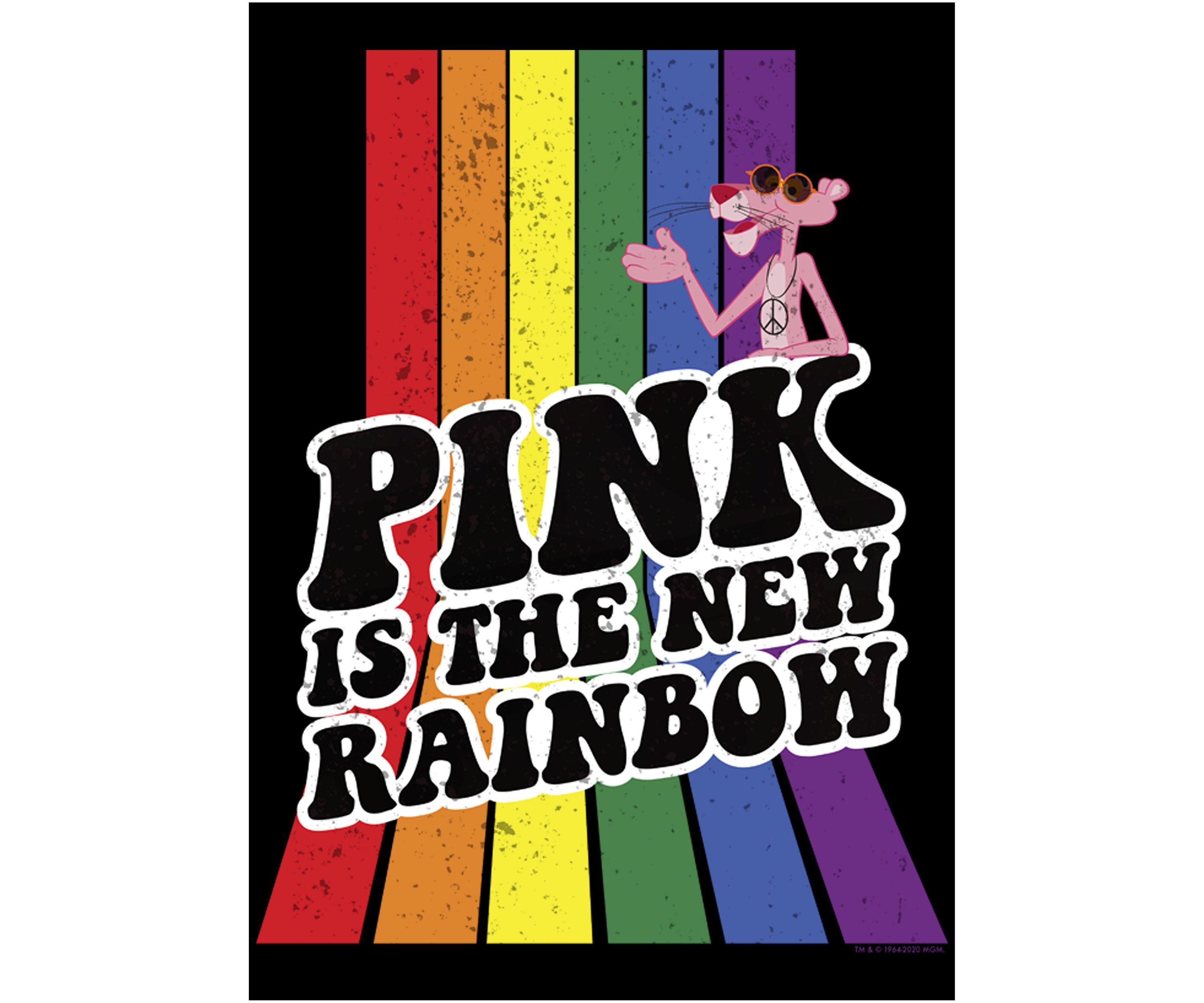 Pink Rainbow Graphic T-Shirt