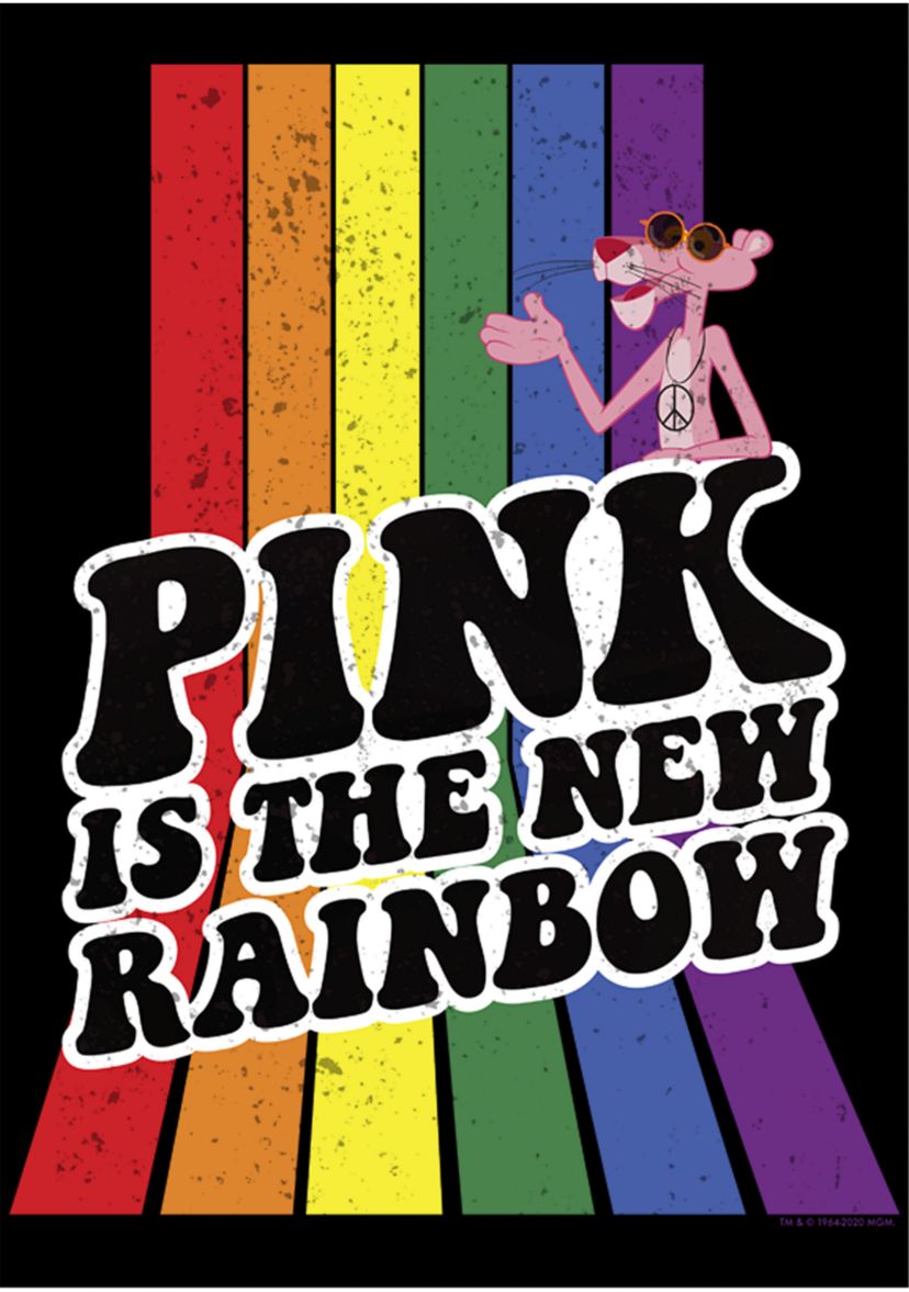 Pink Rainbow Graphic T-Shirt
