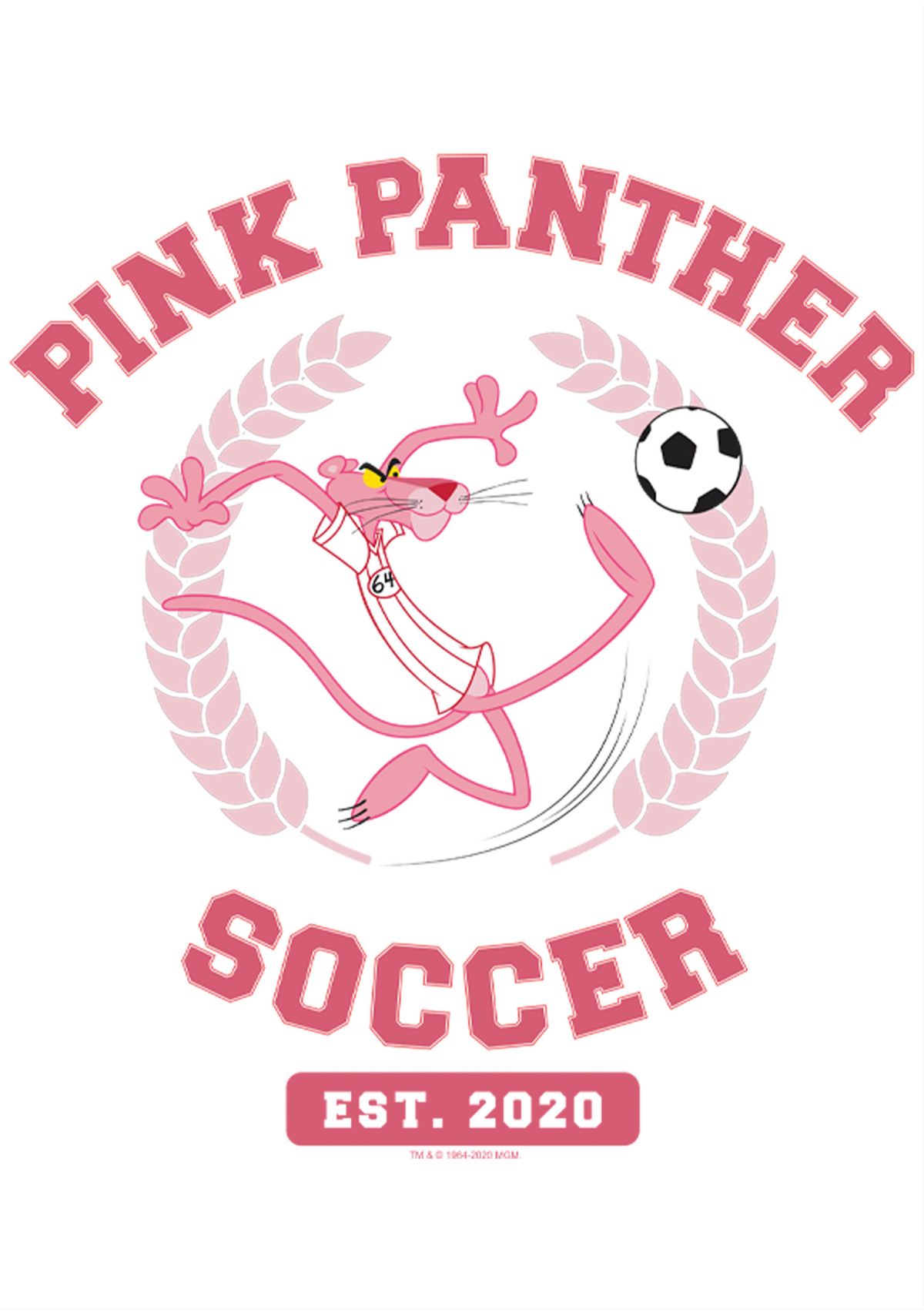 Pink Panther Soccer Graphic T-Shirt