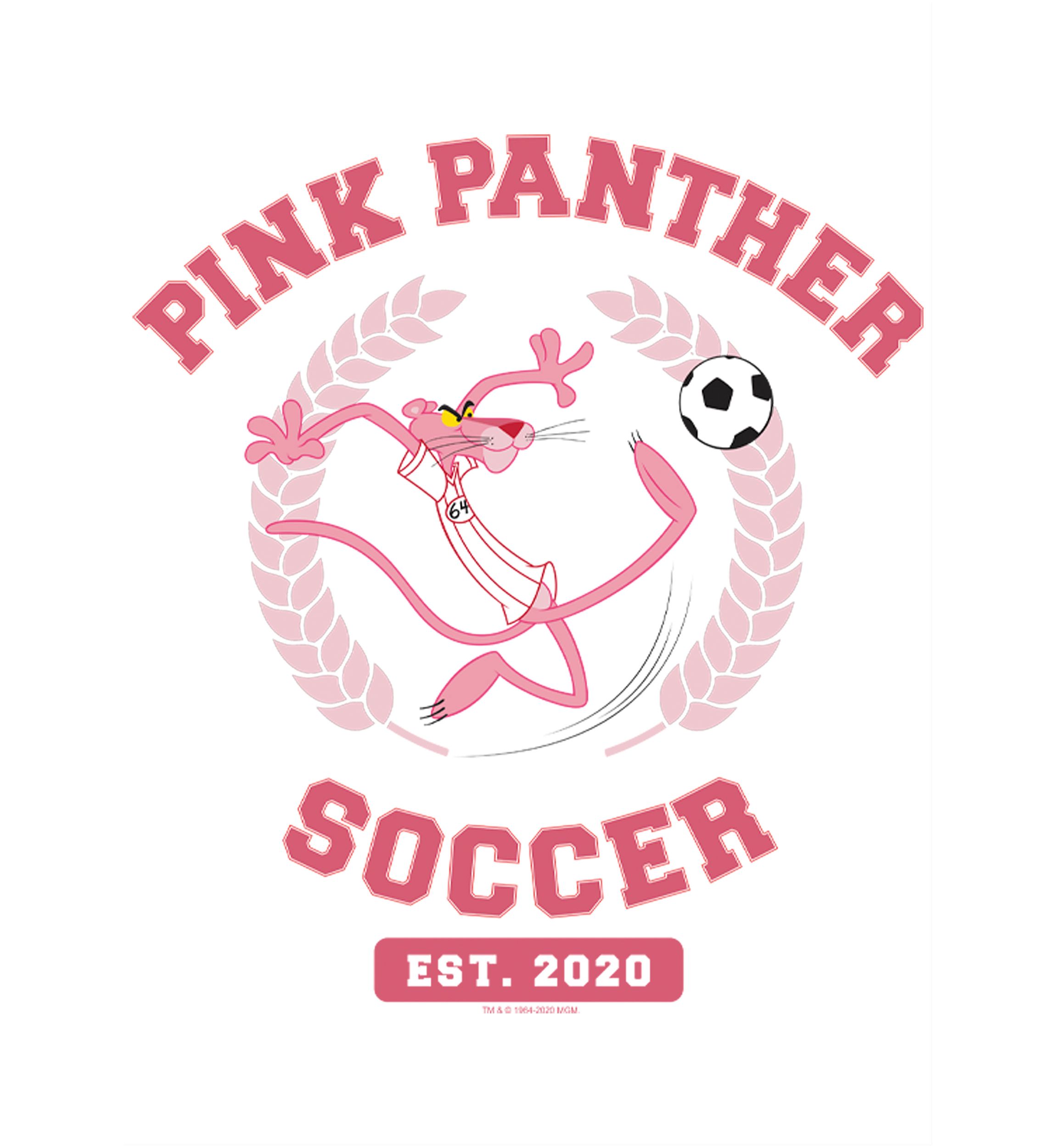 Pink Panther Soccer Graphic T-Shirt