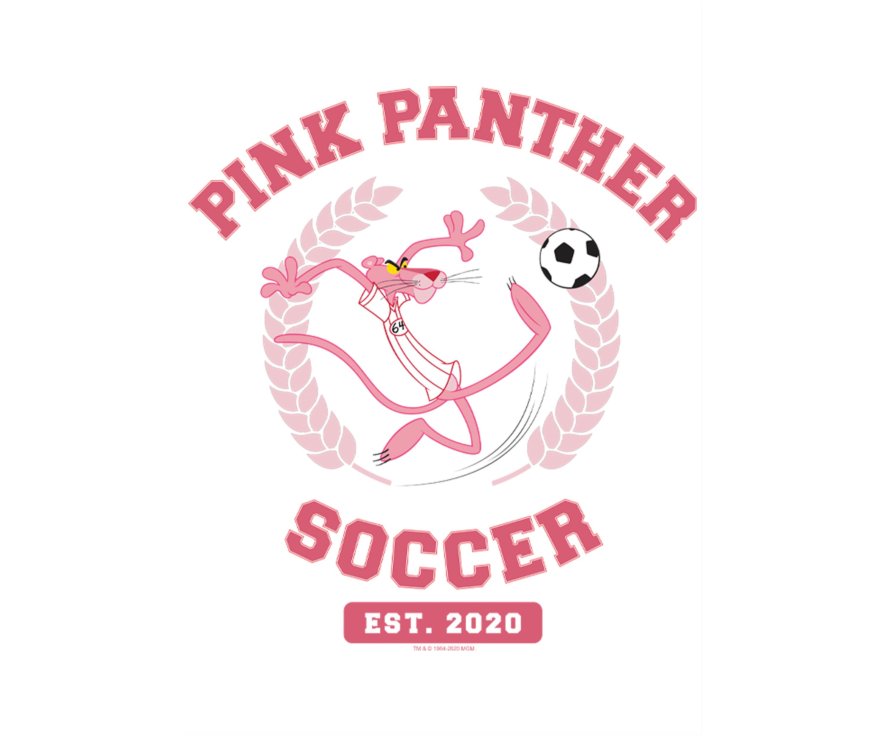 Pink Panther Soccer Graphic T-Shirt
