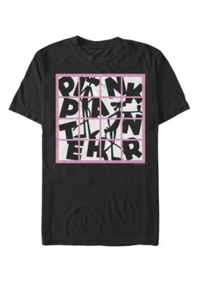 Pink Panther Mens Panther Through The Glass Graphic TShirt