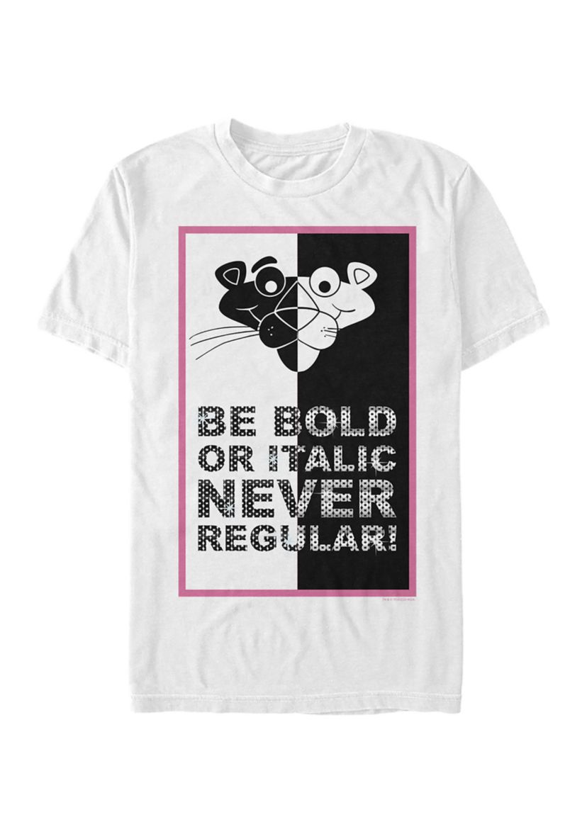 Be Bold or Italic Graphic T-Shirt