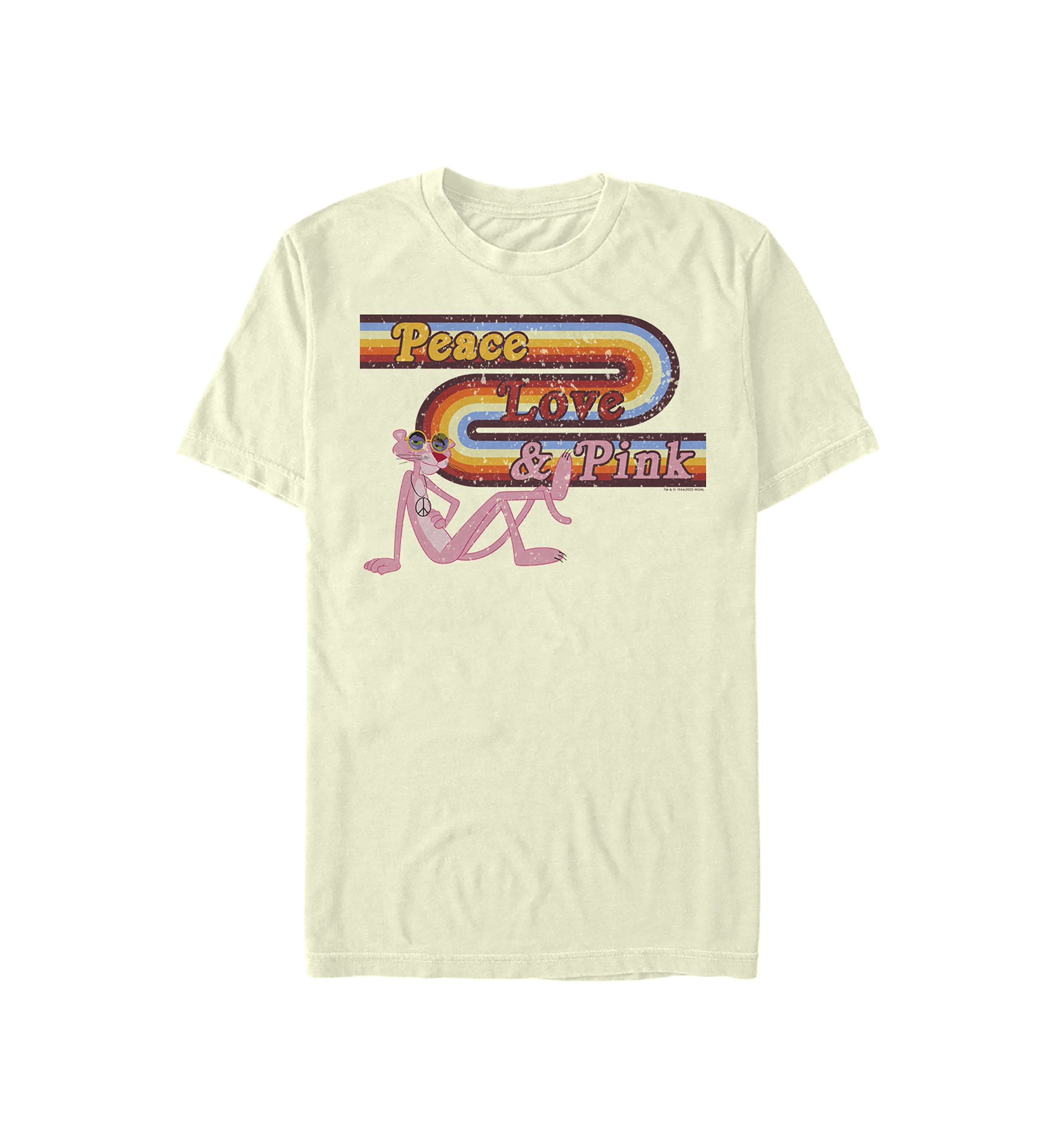 Peace Love Pink Graphic T-Shirt