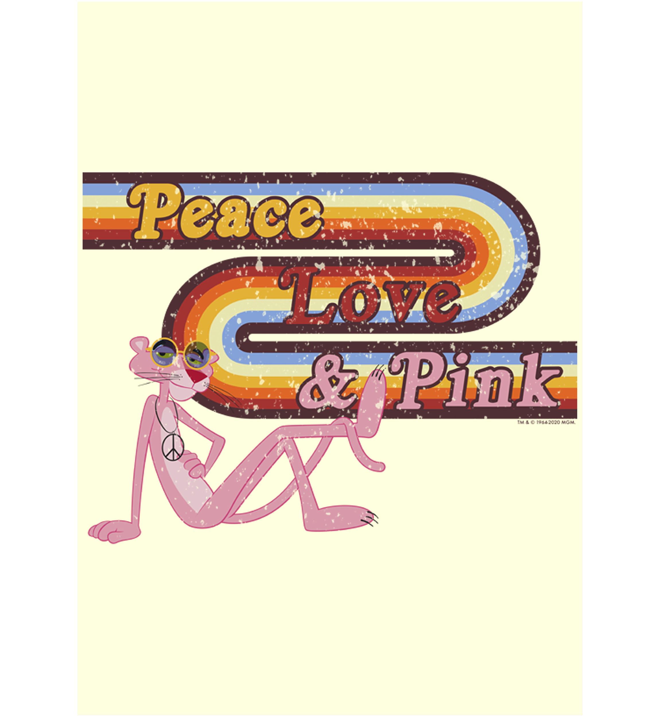 Peace Love Pink Graphic T-Shirt