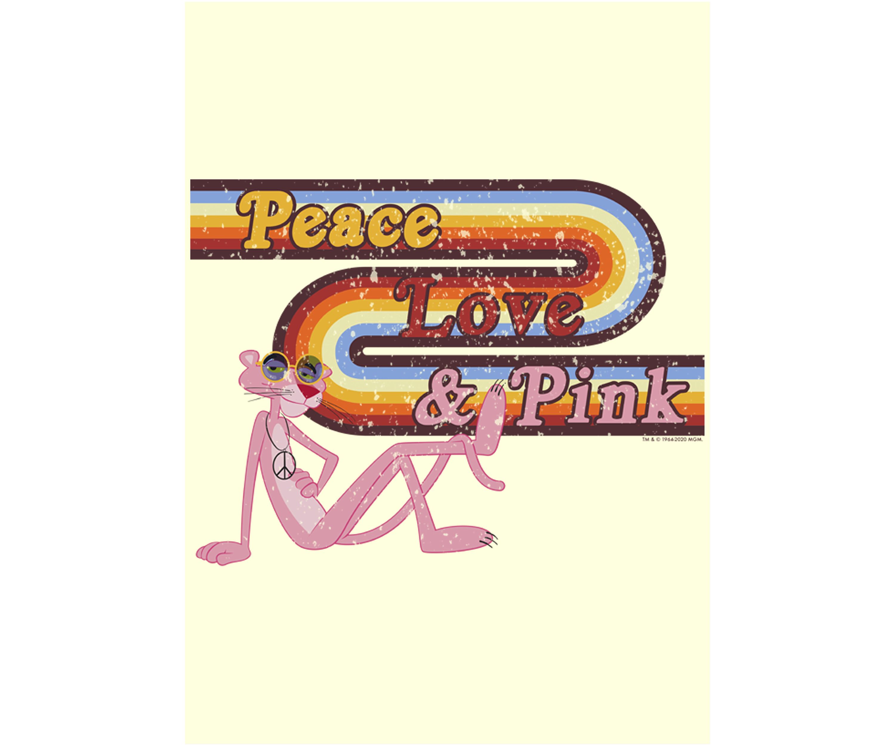 Peace Love Pink Graphic T-Shirt
