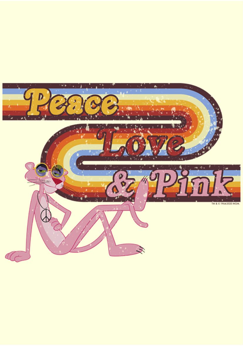 Peace Love Pink Graphic T-Shirt