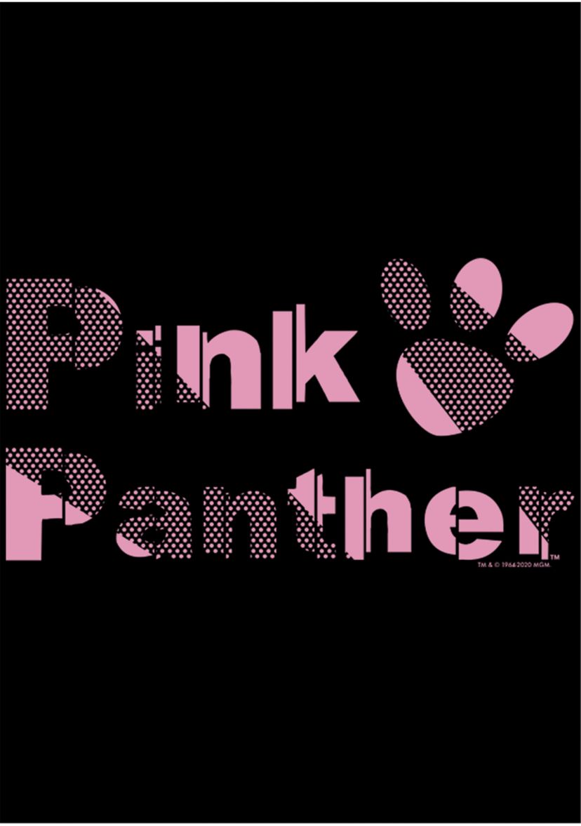 Pink Panther Screentoned Graphic T-Shirt